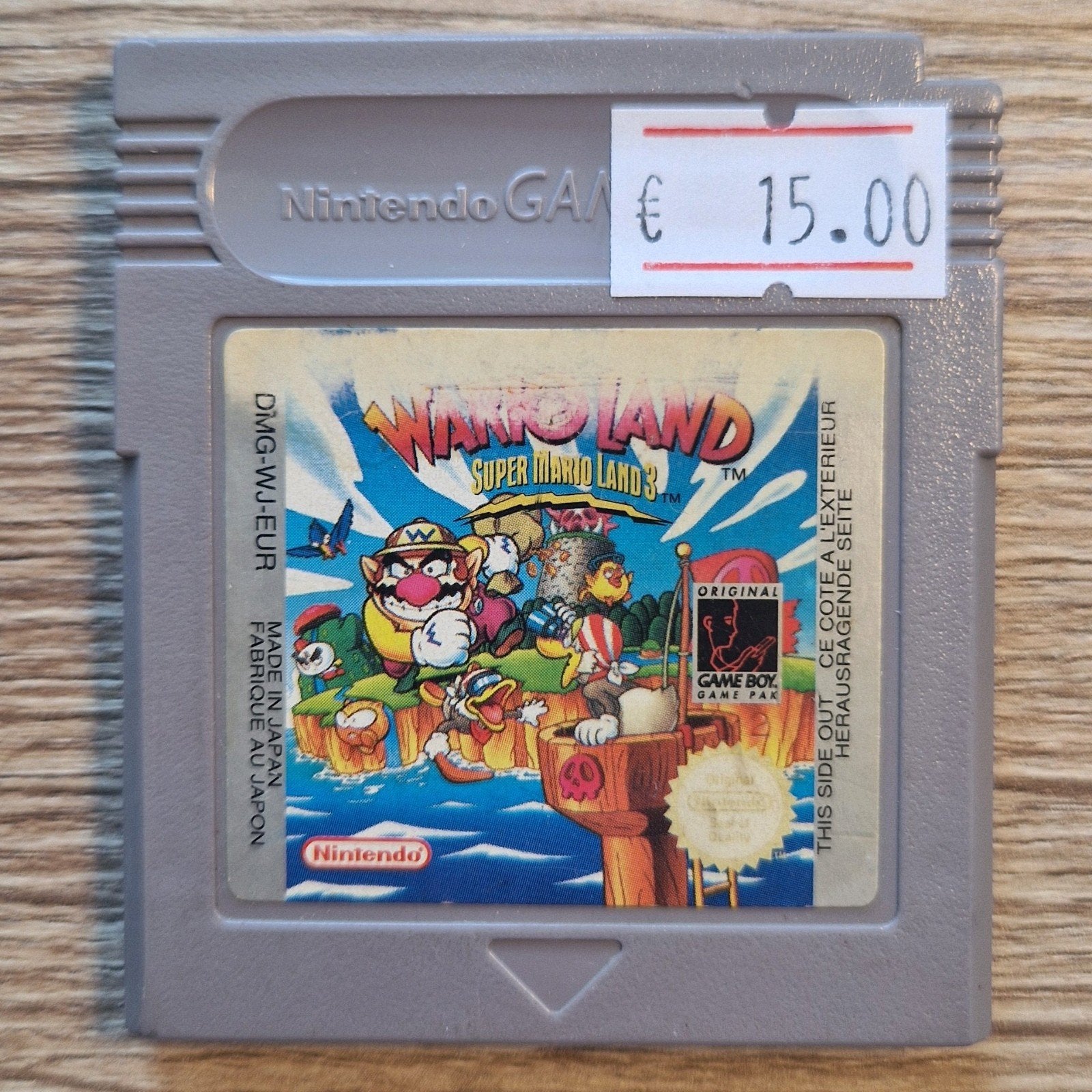 Super mario land 3 wario land Gameboy classic PAL, Spelcomputers en Games, Avontuur en Actie, 1 speler, Ophalen of Verzenden, Zo goed als nieuw