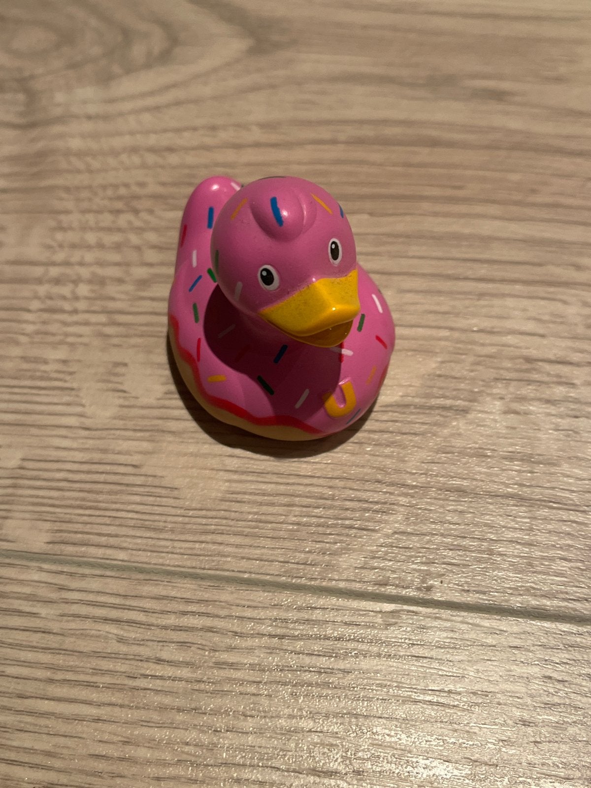 Leuke Bud Duck Donut badeend - Roze met sprinkles, Ophalen of Verzenden, Zo goed als nieuw, Overige typen