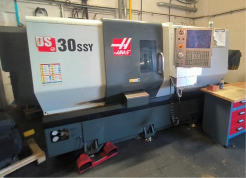 CNC lathe HAAS DS-30SSY, Ophalen, Gebruikt, Metaal, Machine