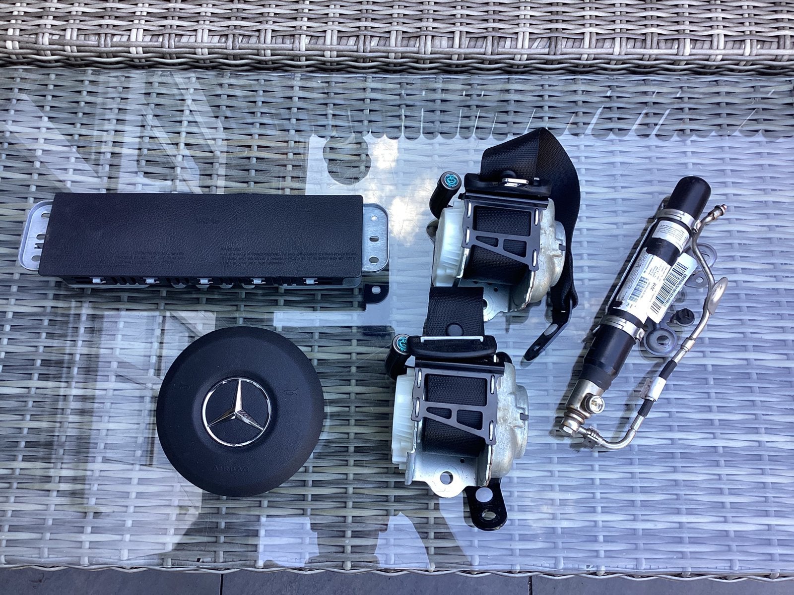 Mercedes A klasse W177 AMG stuurairbag knie airbag gordels, Auto-onderdelen, Ophalen of Verzenden, Gebruikt, Mercedes-Benz