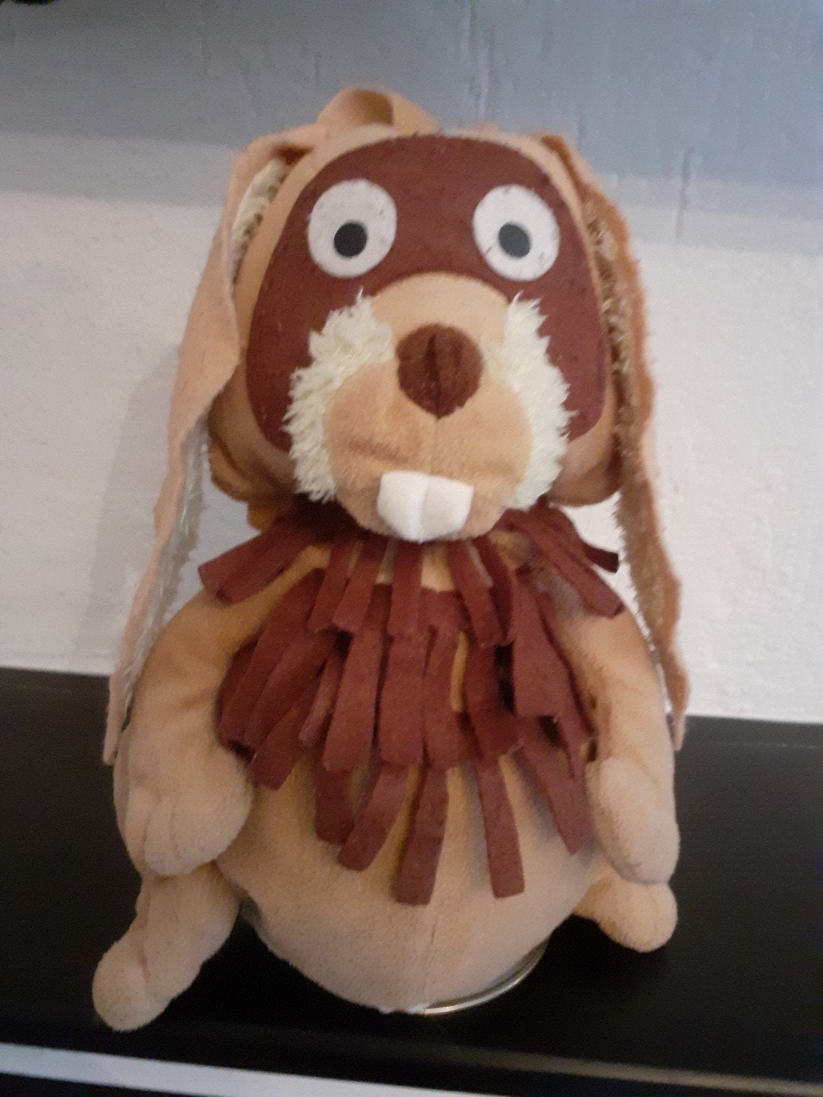 Zoef de Haas van Fabeltjeskrant handpop, Ophalen of Verzenden, Zo goed als nieuw, Pop