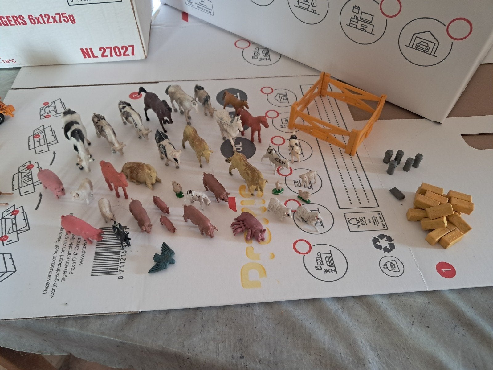 Boerderijdieren en accessoires speelset, Ophalen, Gebruikt, Jongen of Meisje