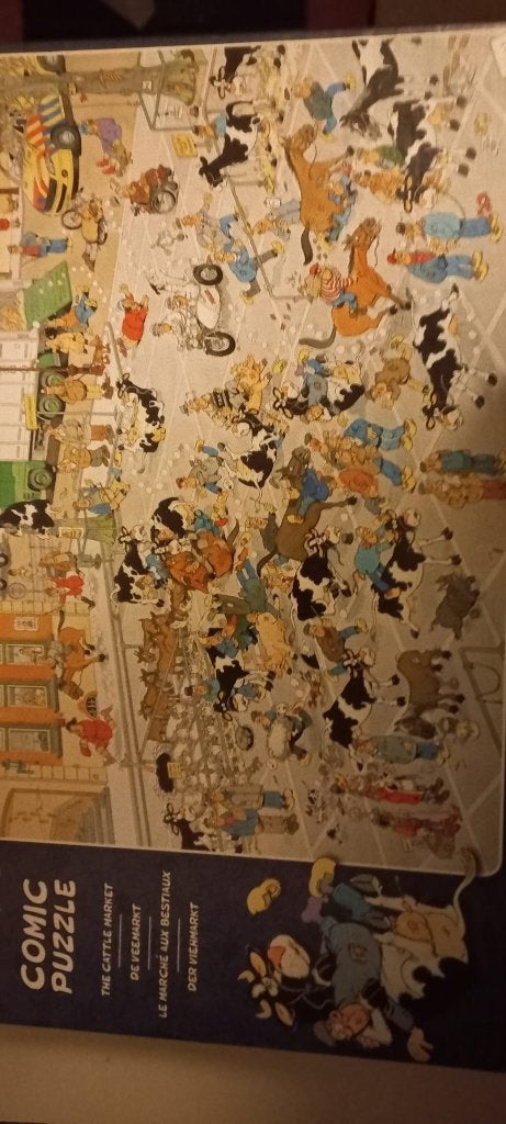 jan van Haasteren puzzel, Ophalen, 500 t/m 1500 stukjes, Zo goed als nieuw, Legpuzzel
