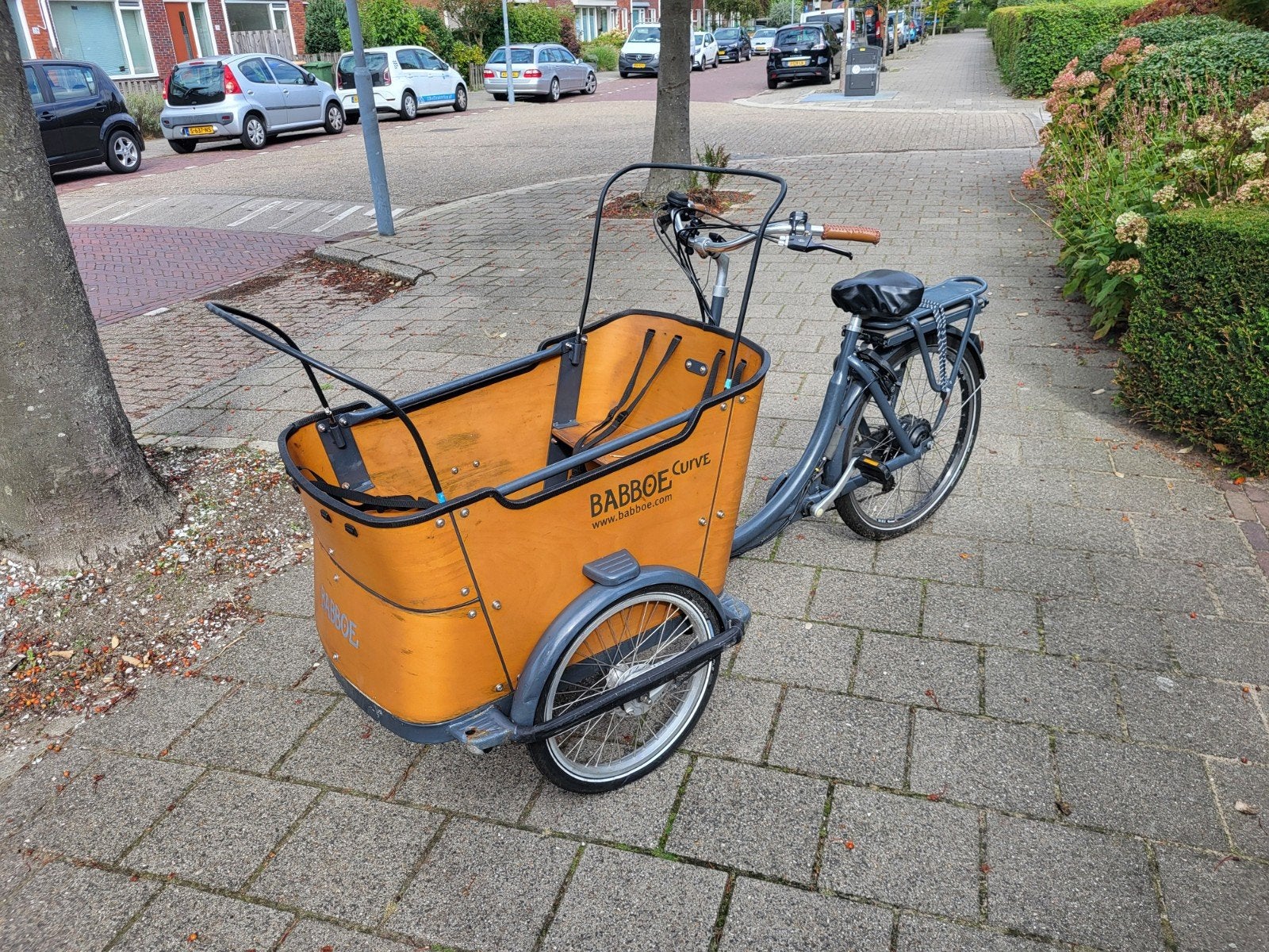 Babboe Curve (accu beperkt bruikbaar) t.e.a.b., 4 kinderen of meer, Gebruikt, Elektrisch, Ophalen