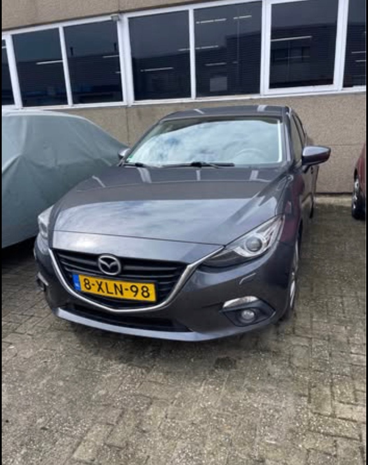 Mazda 3 Skyactiv-d 150 pk 2014 Grijs met Apk Airco, Auto's, Voorwielaandrijving, 1295 kg, 4 cilinders, 2191 cc