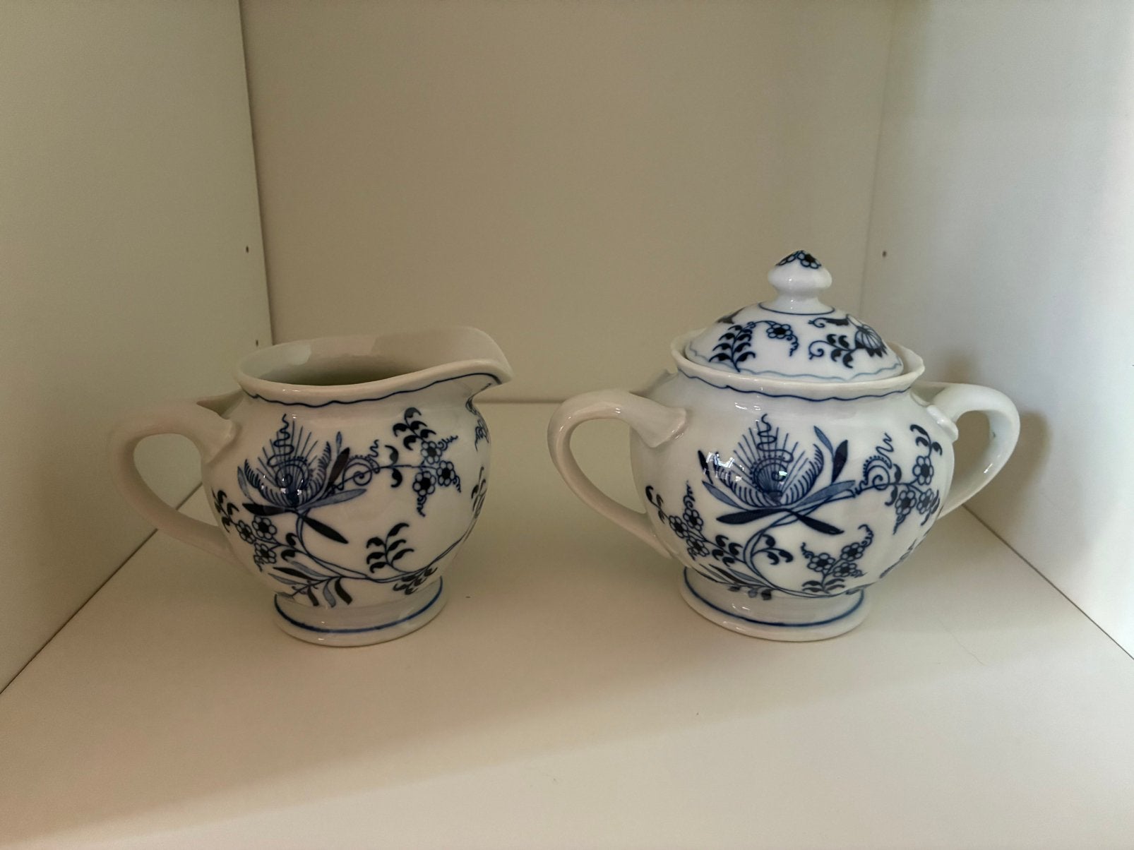 Blue Danube roomstel Zwiebelmuster, Ophalen of Verzenden