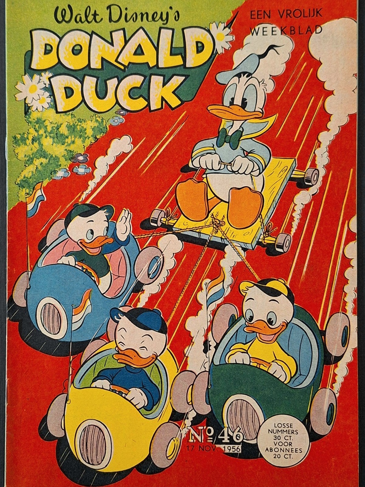 Donald Duck 1956 nr. 46, Boeken, Eén stripboek, Ophalen of Verzenden, Gelezen