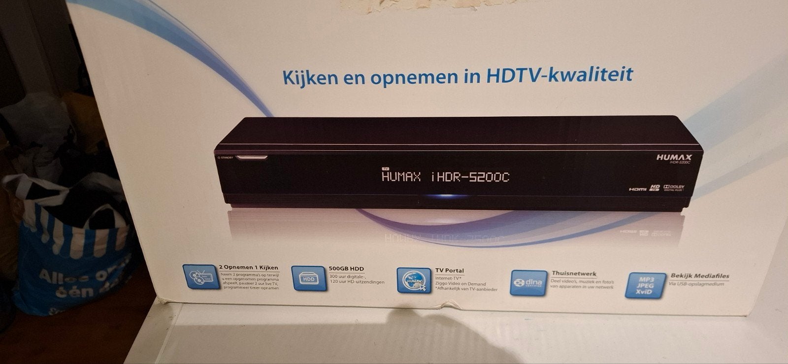 Humax ontvanger, Ophalen