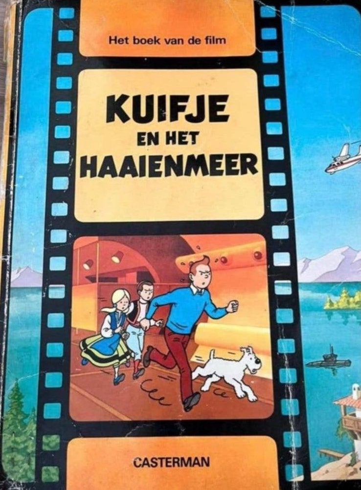 Kuifje en het Haaienmeer - Het boek van de film (1972), Eén stripboek, Ophalen of Verzenden, Gelezen