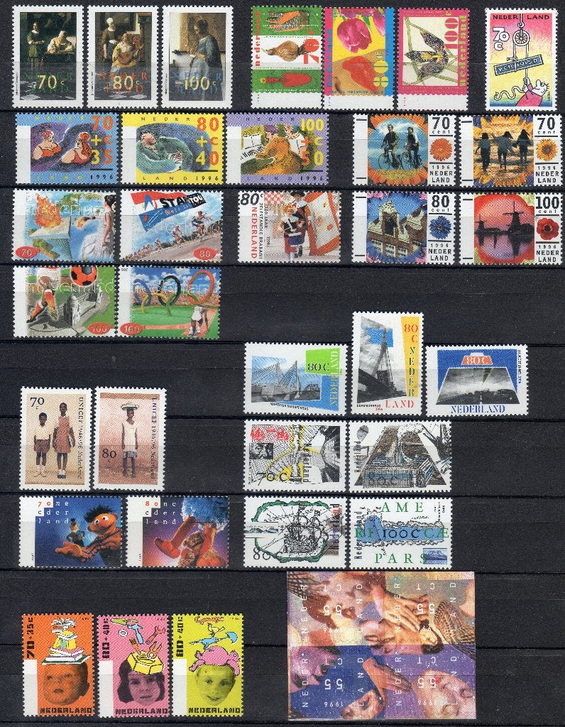Jaarcollectie 1996 postfris, Postzegels en Munten, Ophalen of Verzenden, Na 1940, Postfris