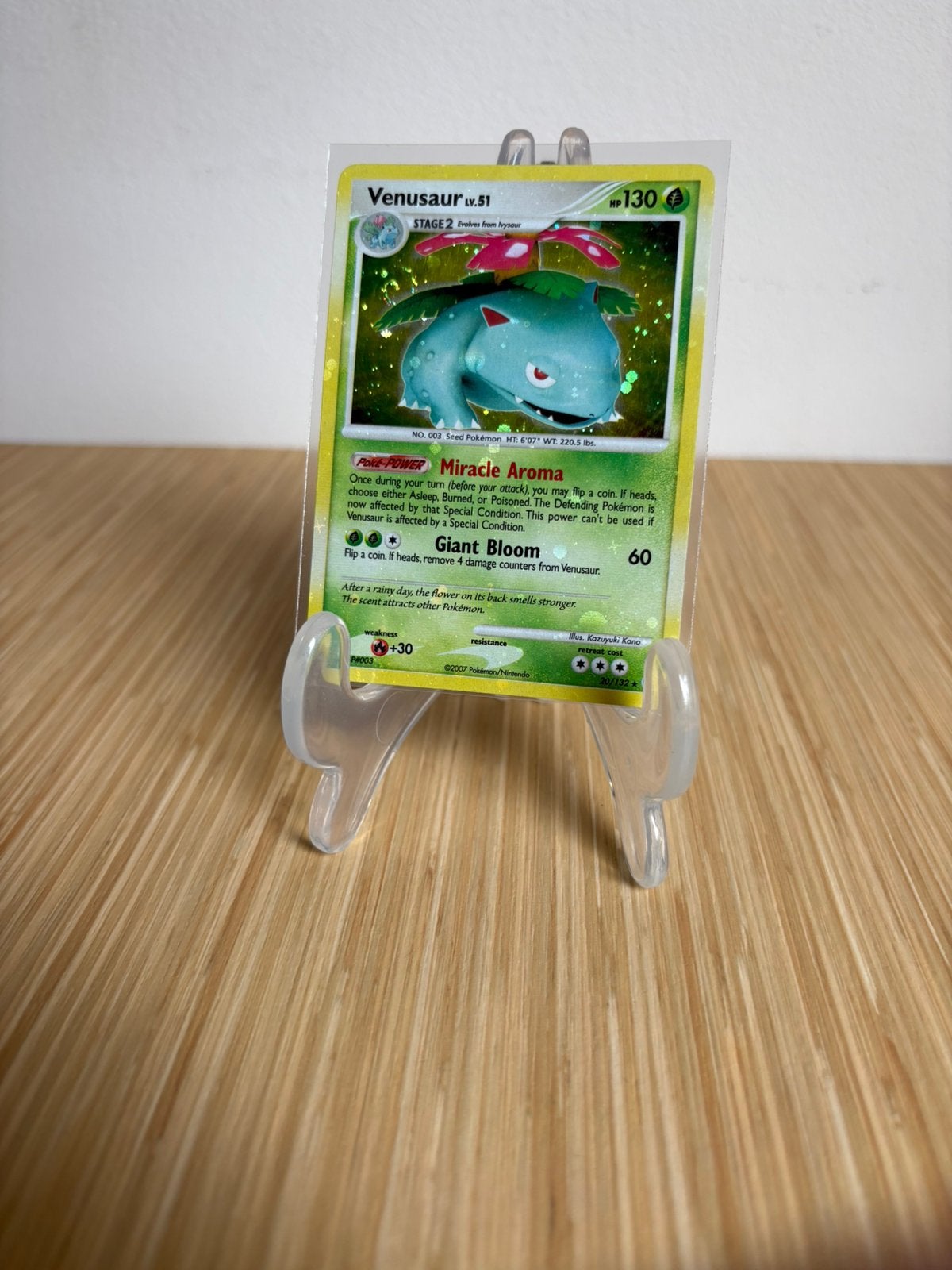 Venusaur, Hobby en Vrije tijd, Verzamelkaartspellen | Pokémon, Ophalen of Verzenden, Zo goed als nieuw
