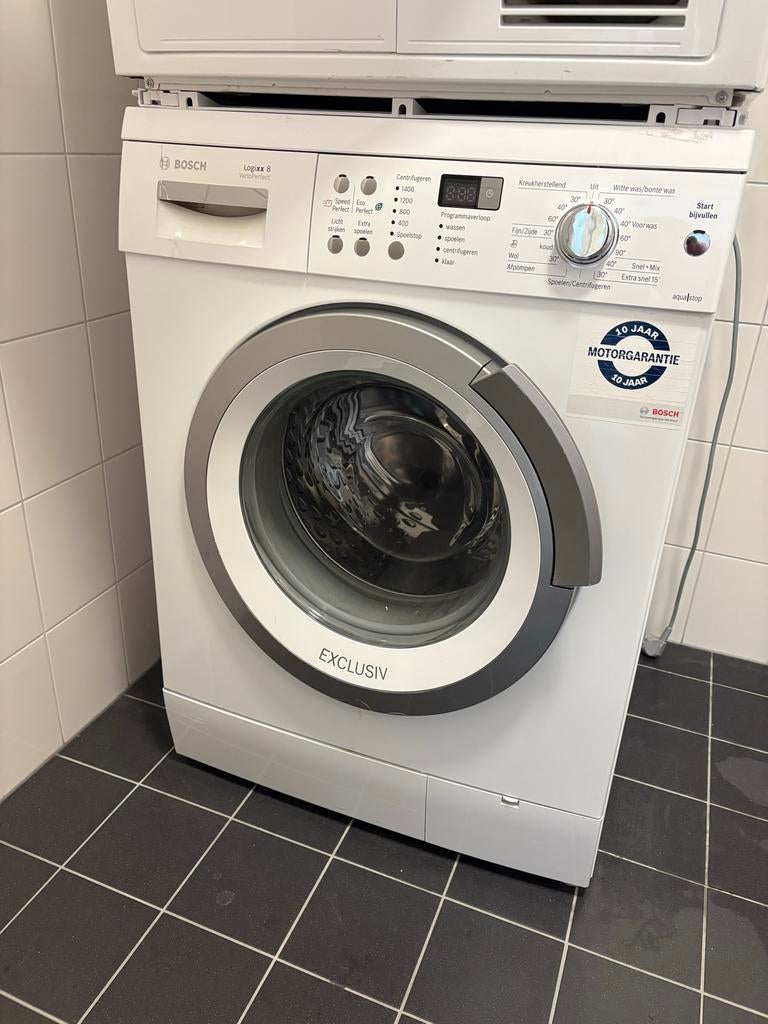 Bosch Logixx 8 VarioPerfect Wasmachine lagers kapot, Witgoed en Apparatuur, Ophalen, 1200 tot 1600 toeren, Gebruikt, 8 tot 10 kg