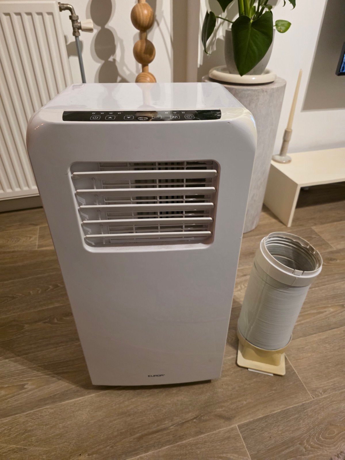 Eurom PAC 9.2 Mobiele Airco – 9.000 BTU / 2,6 kW - met slang, Gebruikt, Minder dan 60 m³, Timer, 3 snelheden of meer
