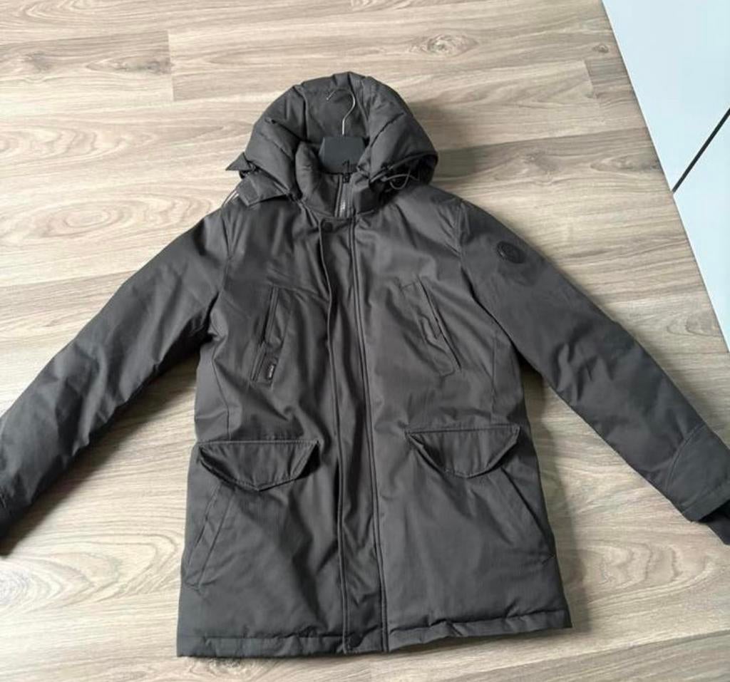 Jas, Kleding | Heren, Jassen | Winter, Ophalen of Verzenden, Nieuw, Maat 52/54 (L), Zwart