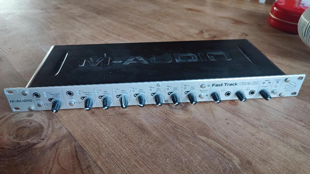 M-Audio Fast Track Ultra 8R - geluidskaart, Computers en Software, Geluidskaarten, Ophalen of Verzenden, Gebruikt, Extern, M-Audio