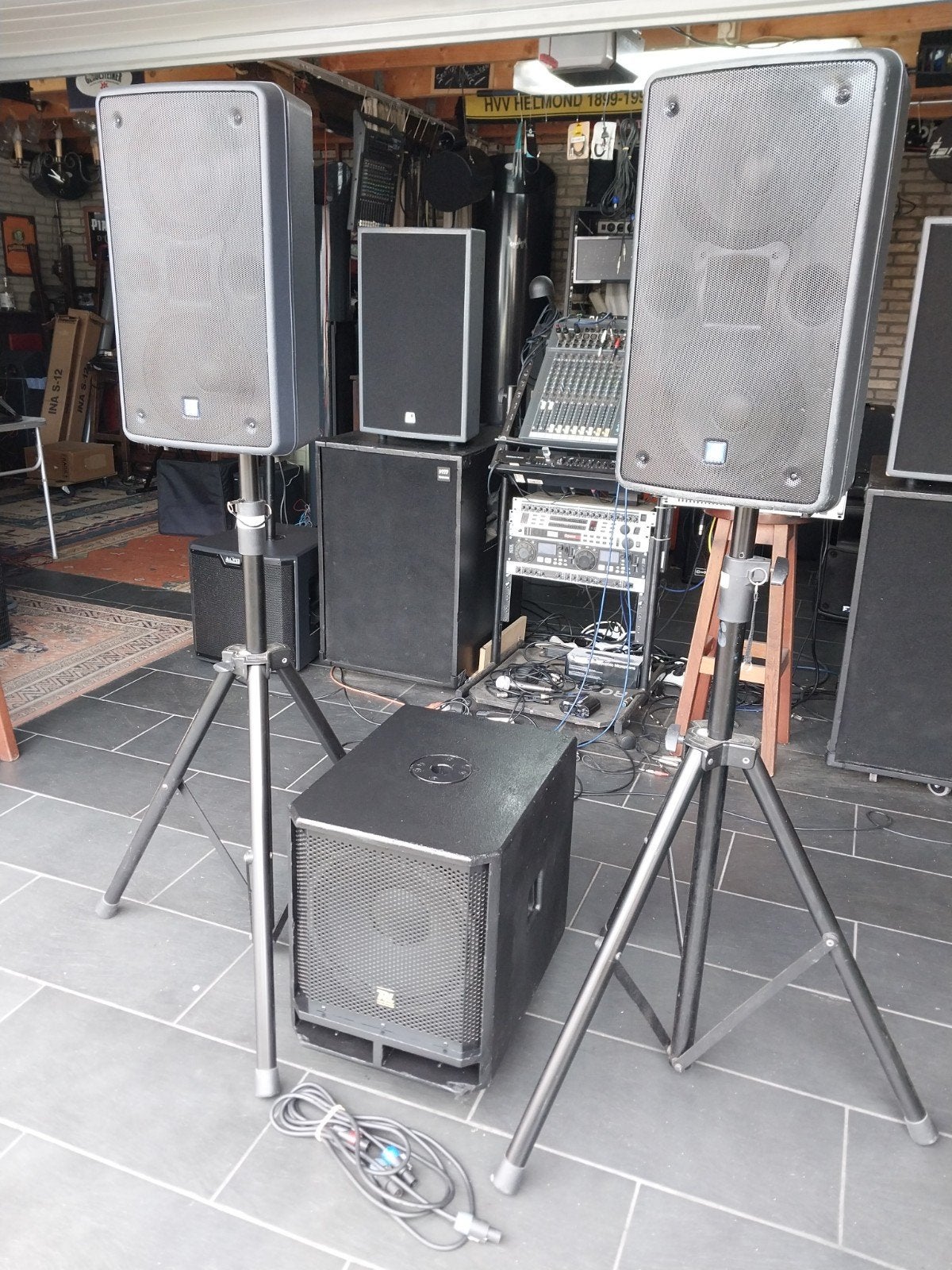 komplete aktieve set .db technologies/ combo 1200, Audio, Tv en Foto, Luidsprekers, Ophalen, Overige merken