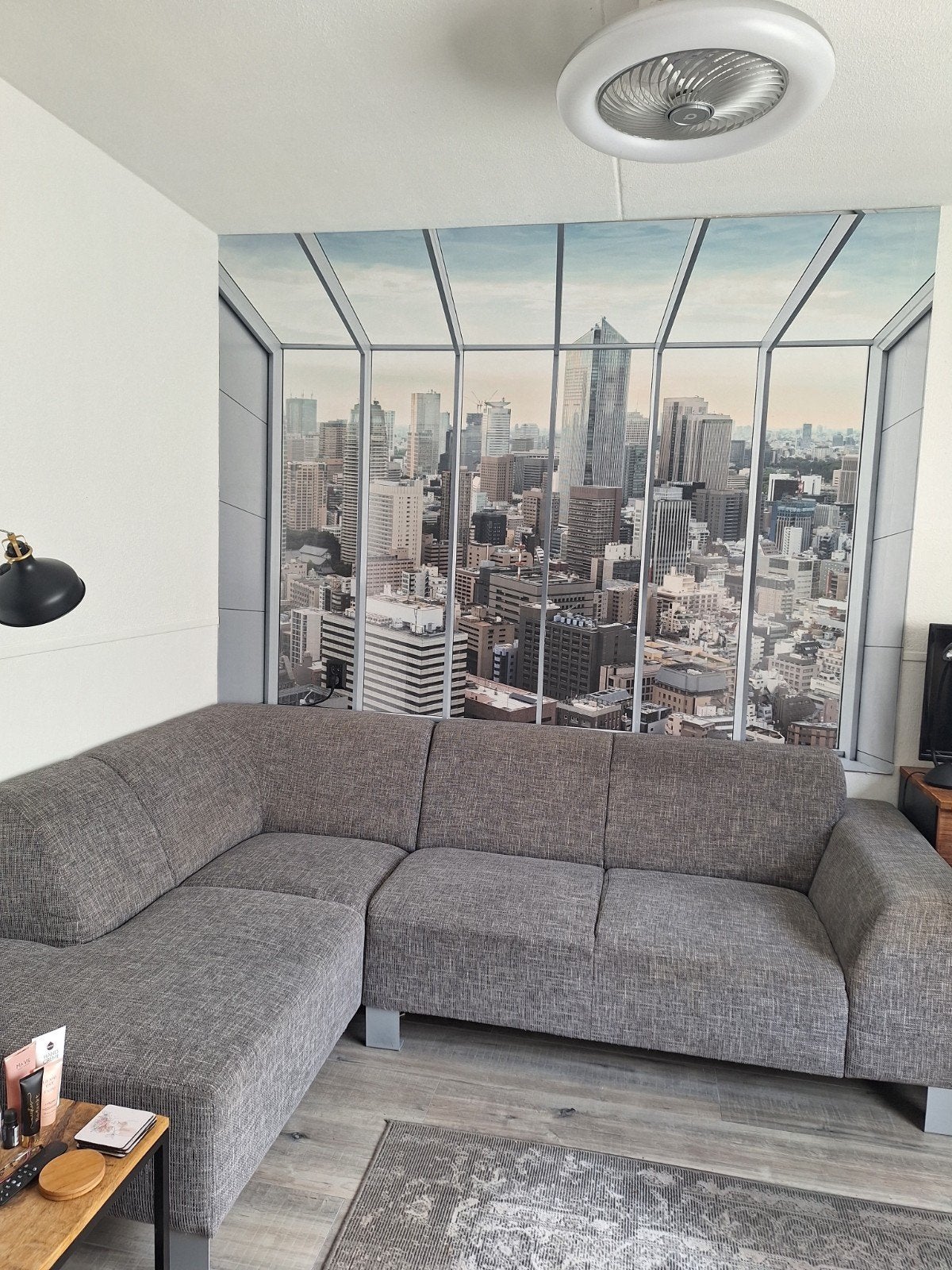 Hoekbank in goede staat - 253x173 cm, Ophalen