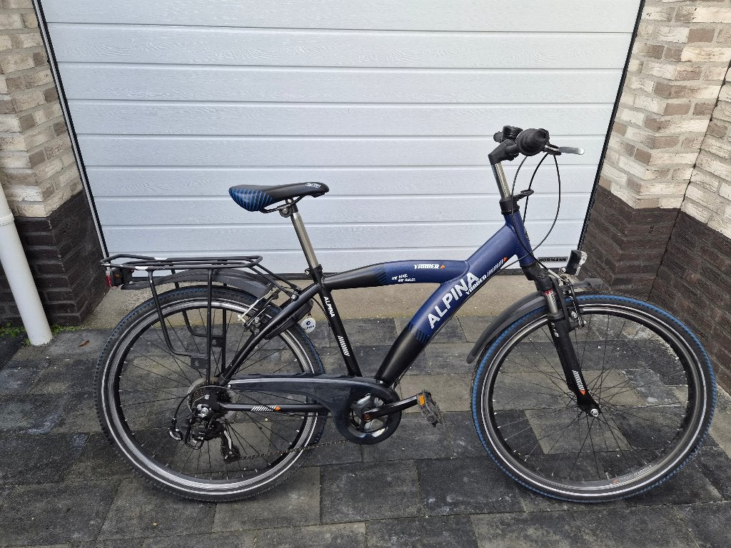 Alpina Yabber 26" jongensfiets, Velgrem, Alpina, Ophalen, 26 inch of meer