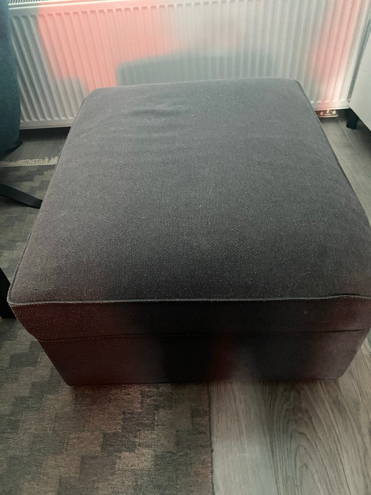 Ikea Kivik Hocker met opbergruimte, Ophalen, Gebruikt, 75 tot 100 cm, Stof