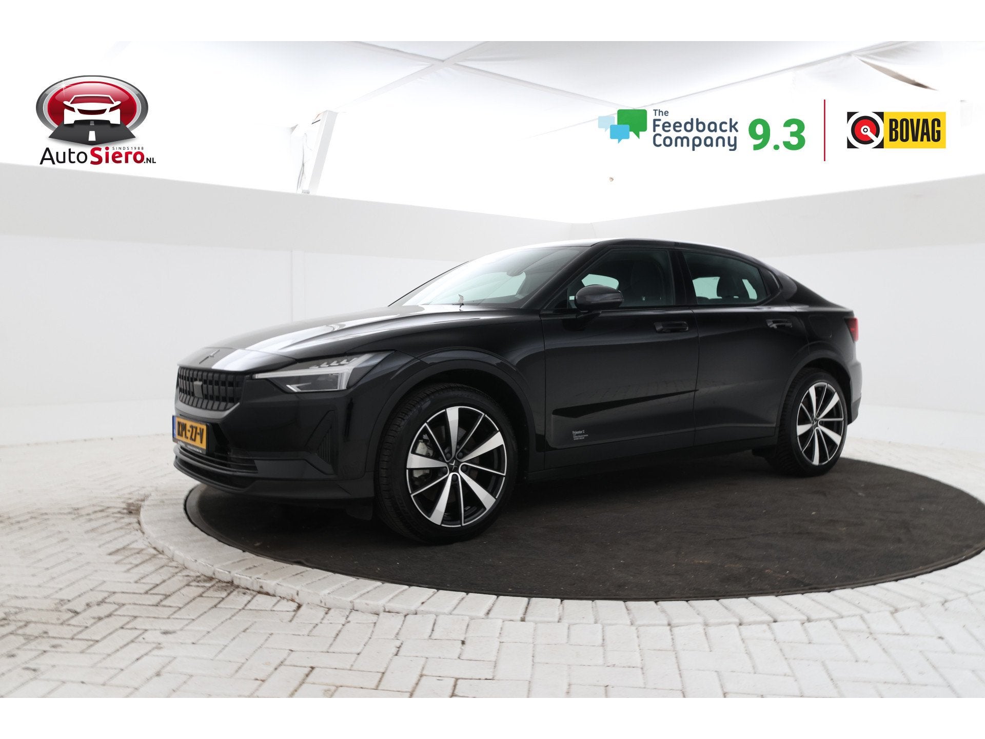Polestar 2 Long Range Single Motor 78 kWh SOH 95% apple carp, Automaat, Polestar 2, Stof, Gebruikt