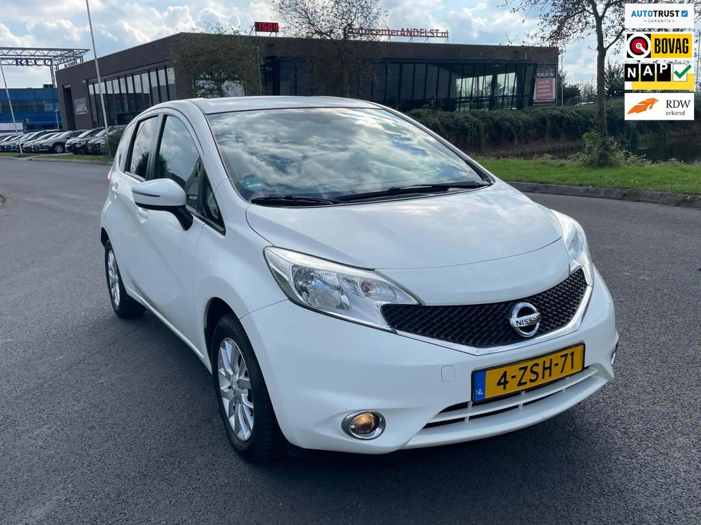 Nissan Note 1.2 Connect Edition, Cruise, Navi, Pdc, 1e eig a, Euro 5, Stof, Zwart, 1198 cc
