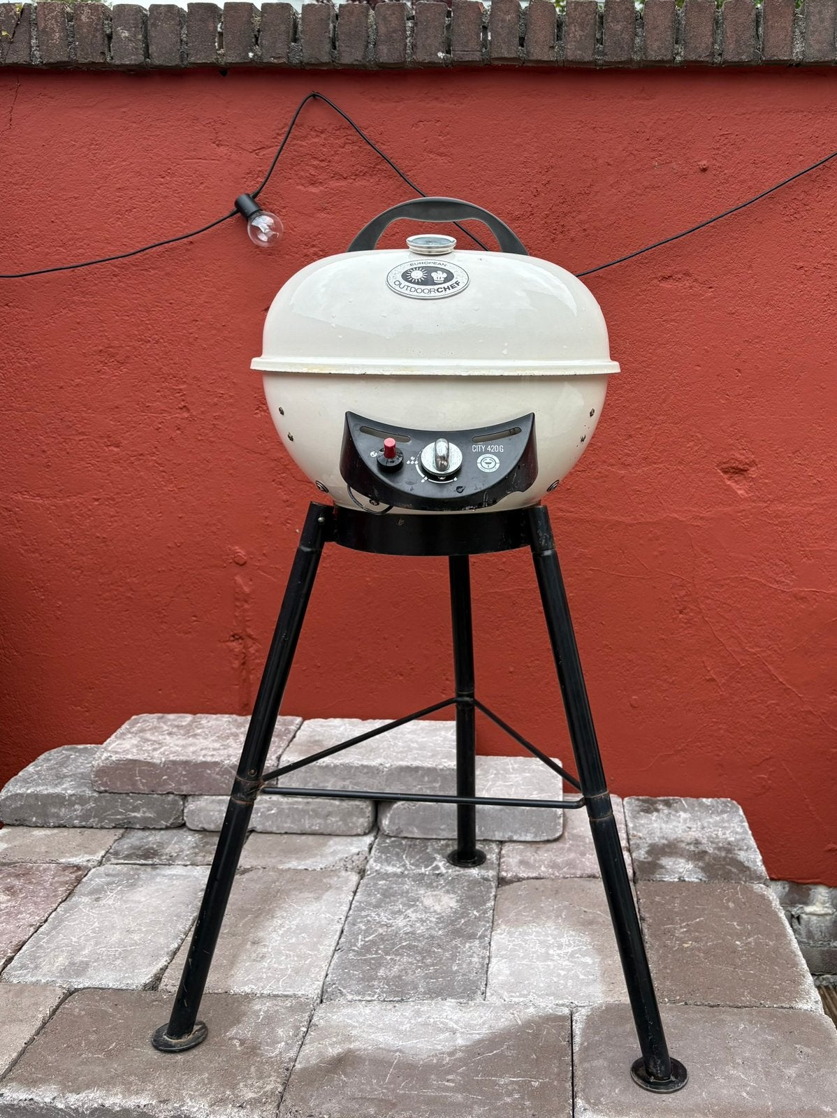 Outdoorchef City Gas 420 G Tripod Vanille – gasbarbecue, Ophalen, Zo goed als nieuw