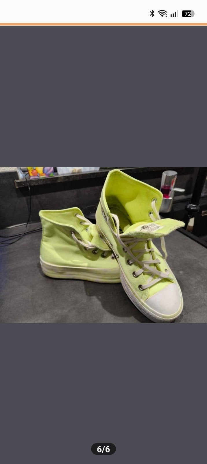Gele Hoge Converse All Star Sneakers, Ophalen of Verzenden