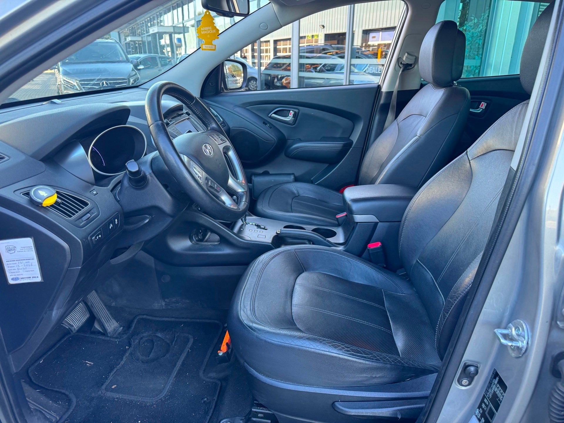 Hyundai Ix35 2.0i i-Catcher Airco Navi Automaat Cruise, Auto's, Gebruikt, Zwart, 4 cilinders, 163 pk