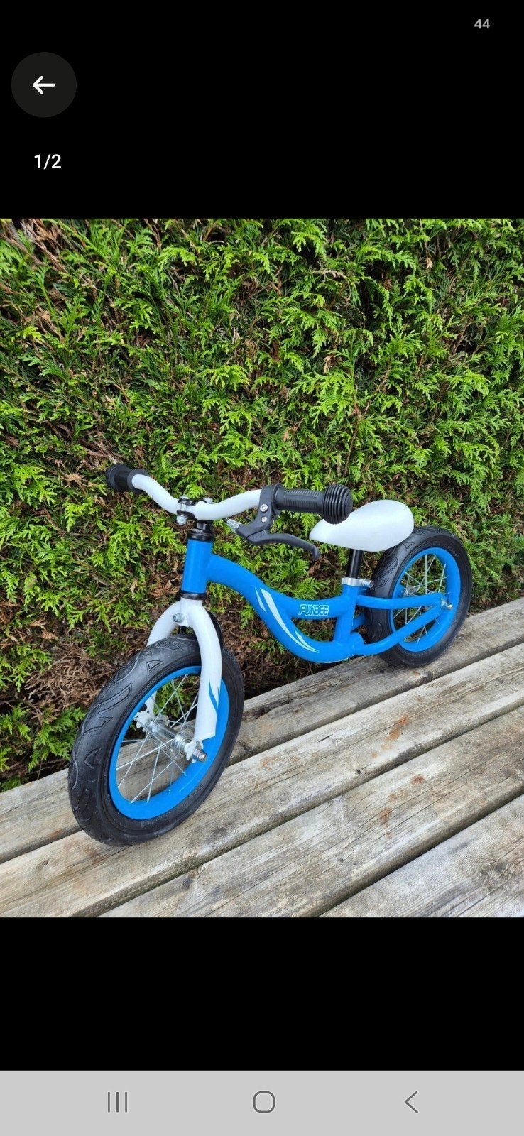 Funbee Loopfiets, Fietsen en Brommers, Fietsen | Kinderfietsjes, Ophalen, Zo goed als nieuw, Minder dan 16 inch