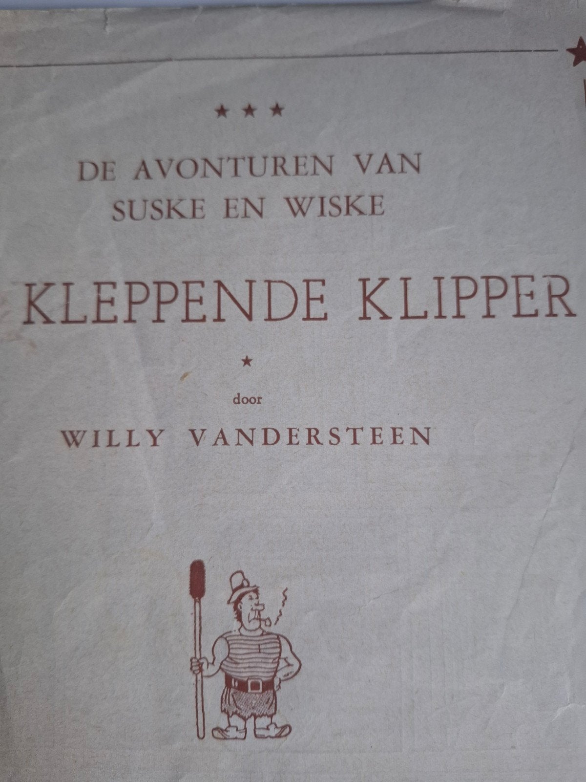 De kleppende klipper Suske en Wiske, Ophalen of Verzenden