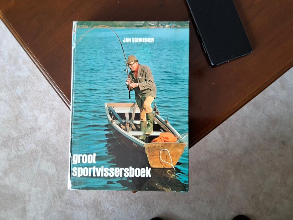 Groot Sportvissersboek - Jan Schreiner (1969), Ophalen of Verzenden, Gelezen, Jan Schreiner, Watersport en Hengelsport