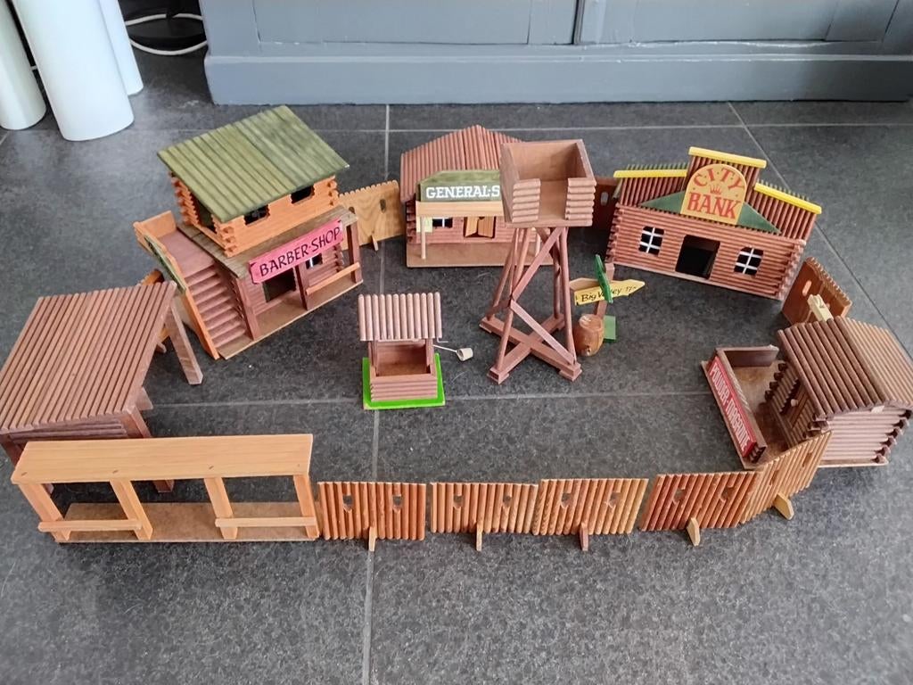 Houten Fort, Vintage jaren '70., Verzamelen, Ophalen of Verzenden