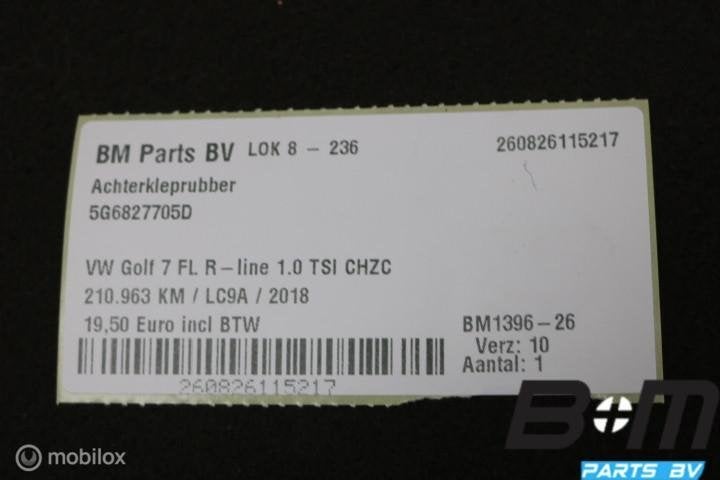 Achterkleprubber VW Golf 7 FL 5G6827705D, Gebruikt