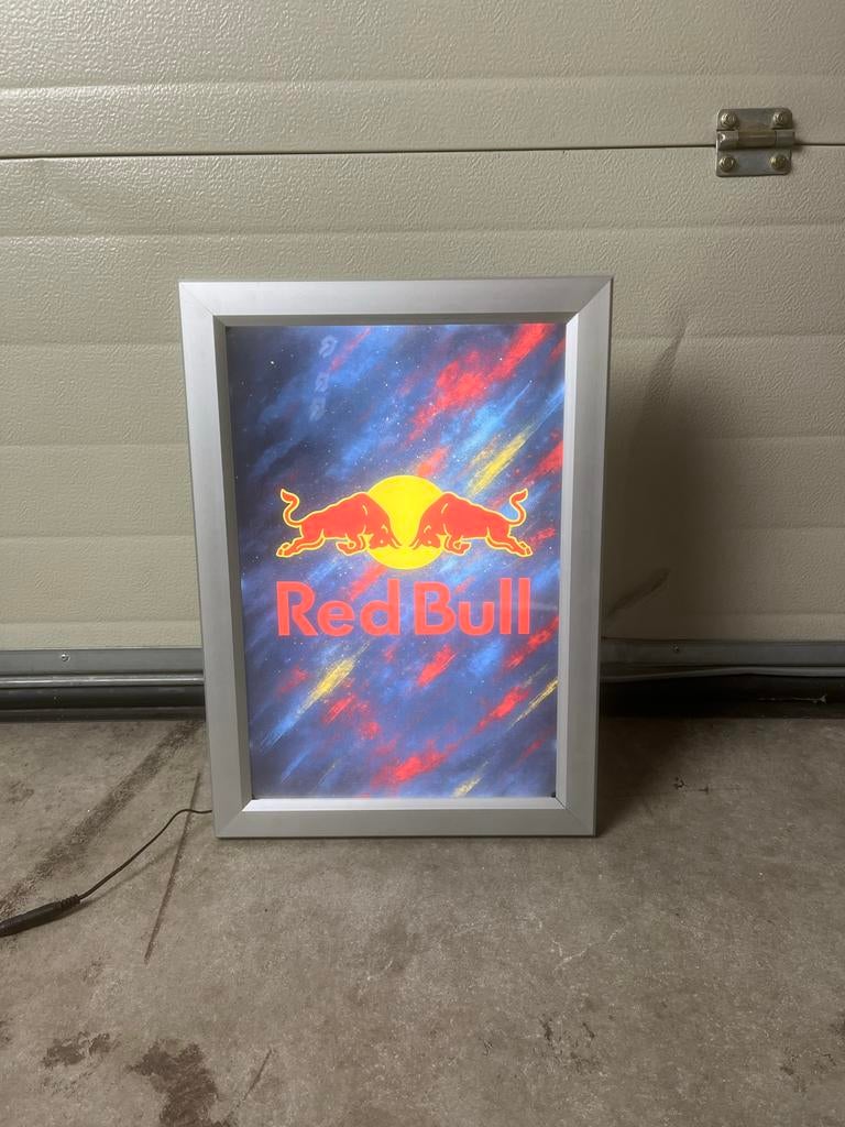 LED kliklijst Red Bull design 33 x 47 cm, Huis en Inrichting, Woonaccessoires | Lijsten, Minder dan 50 cm, Metaal of Aluminium