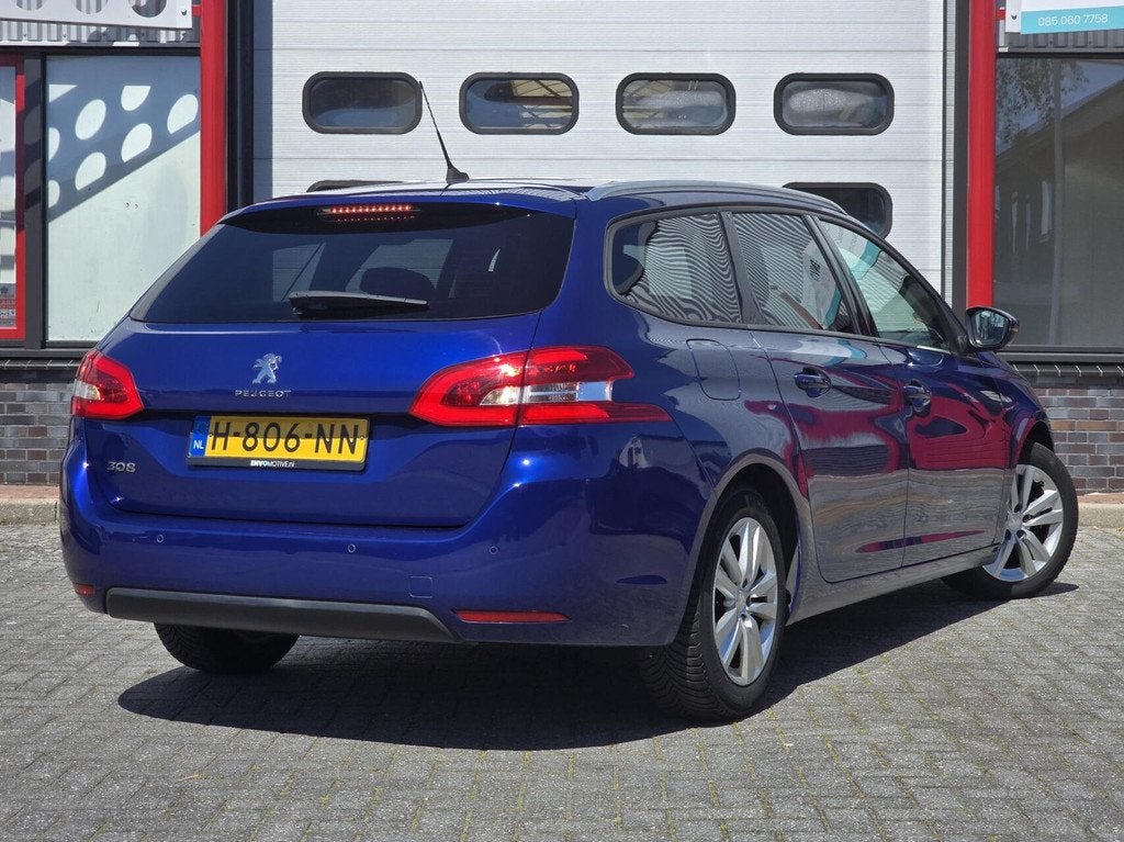 Peugeot 308 SW 1.2 PureTech Blue Lease Exec. Navi/Pano/Clima, Auto's, Peugeot, Voorwielaandrijving, Stof, Gebruikt, Met garantie (alle)