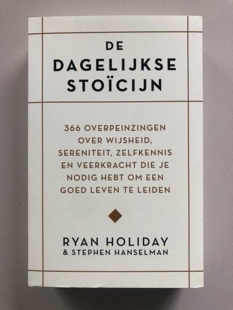 Ryan Holiday: De dagelijkse stoïcijn, Ophalen of Verzenden, Zo goed als nieuw