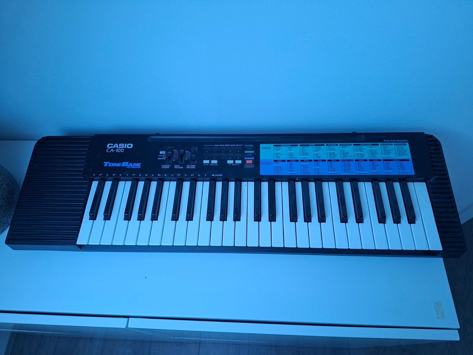 Casio CA-100 Tone Bank keyboard (zonder adapter), Muziek en Instrumenten, Ophalen, Gebruikt, 49 toetsen, Casio