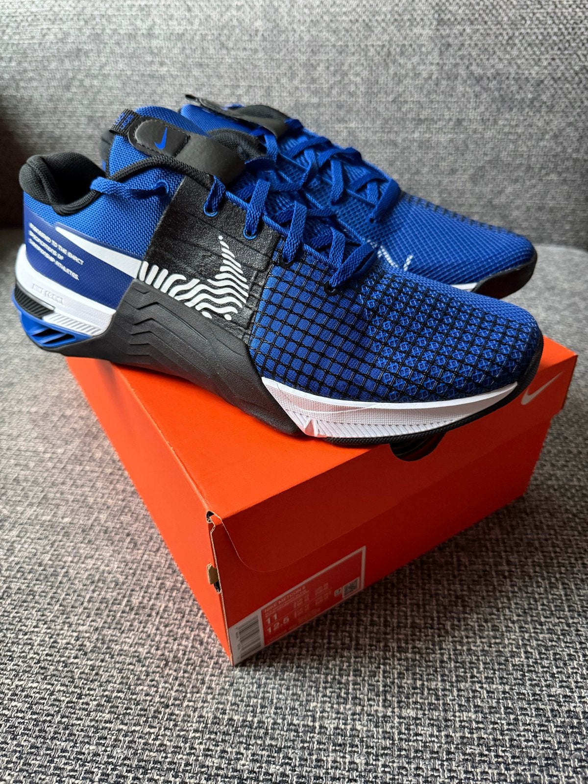 Nike Metcon 8 - Maat 45 - Nieuw in doos, Blauw, Sportschoenen, Nieuw, Ophalen of Verzenden