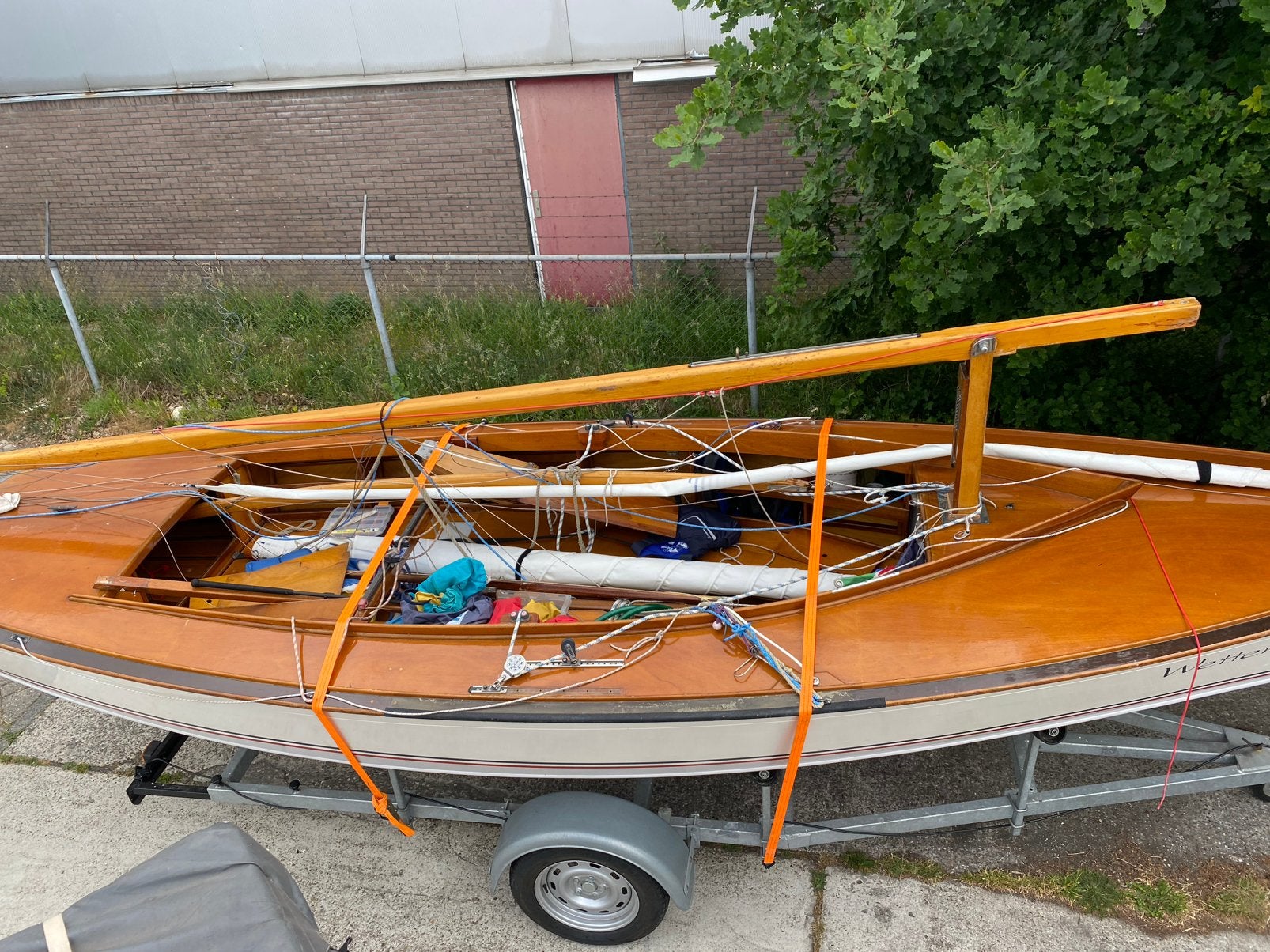 Houten Valk 699 snelle wedstrijd Valk, Valk, Ophalen, Zo goed als nieuw, Vaste kiel
