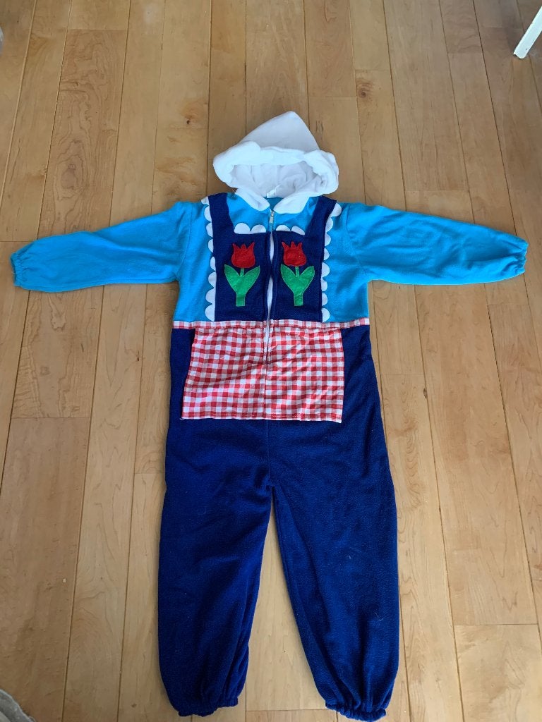 Leuke boerinnen onesie, Ophalen of Verzenden, Gebruikt, 122 t/m 128, Meisje