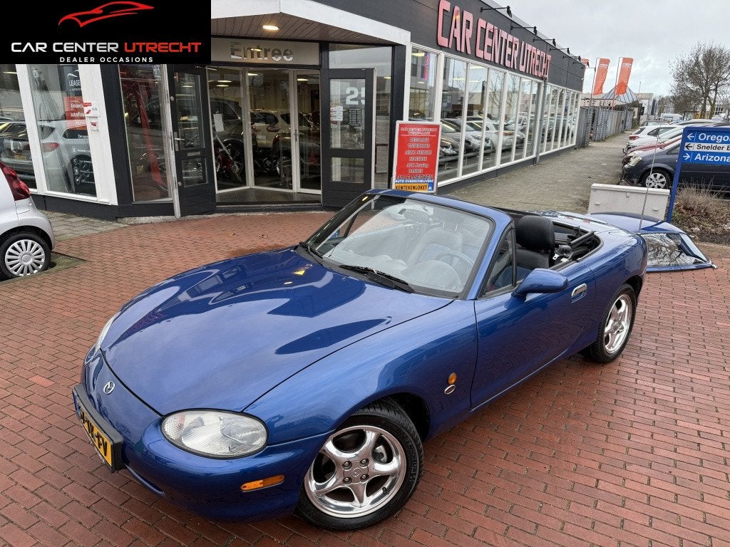 Mazda MX-5 1.8i 10th Annivers. | hardtop | airco |, Auto's, Cabriolet, 11 km/l, Bedrijf, 2 stoelen