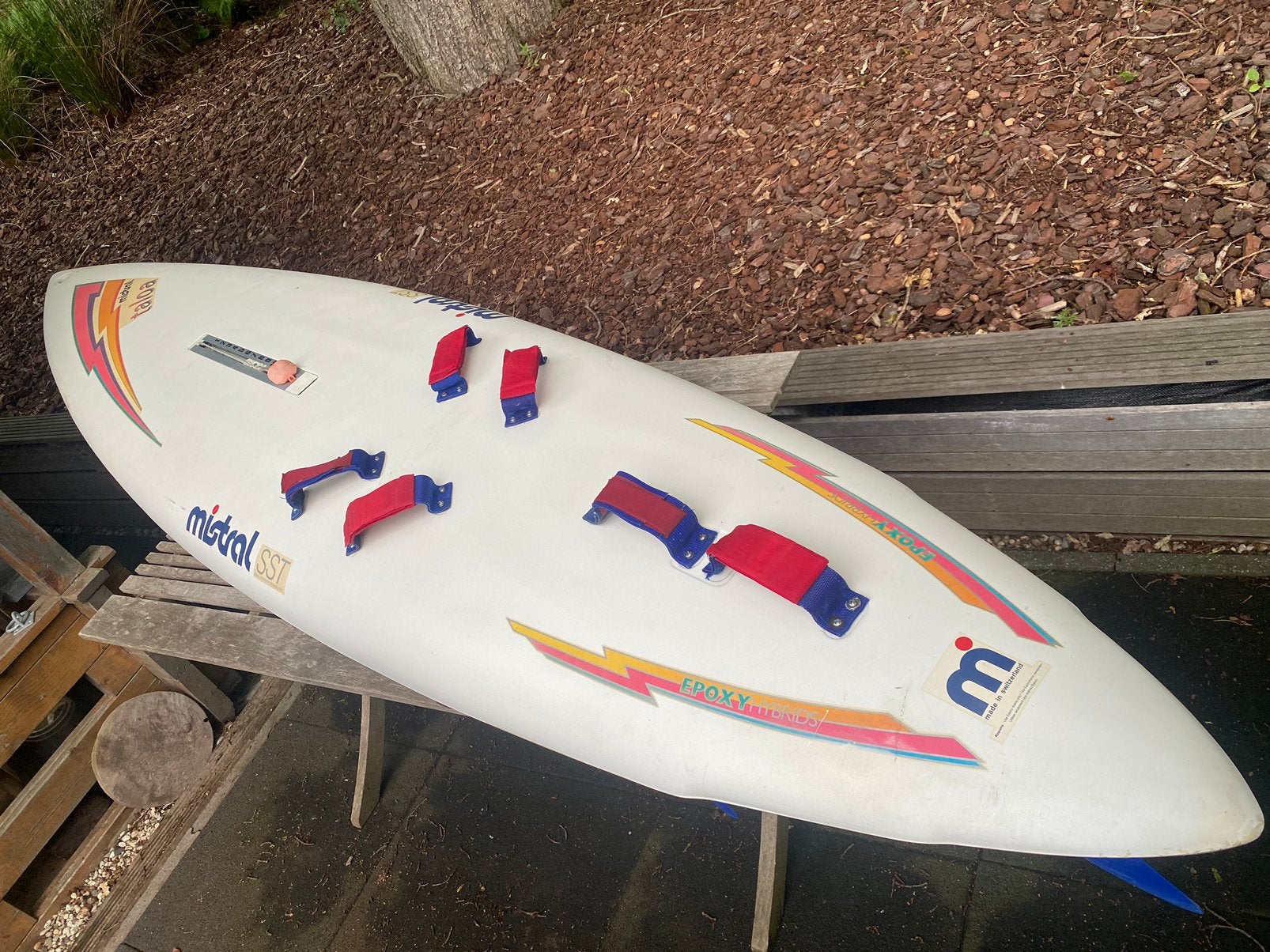 Mistral windsurfen herintreder, Watersport en Boten, Ophalen, Zo goed als nieuw, Plank