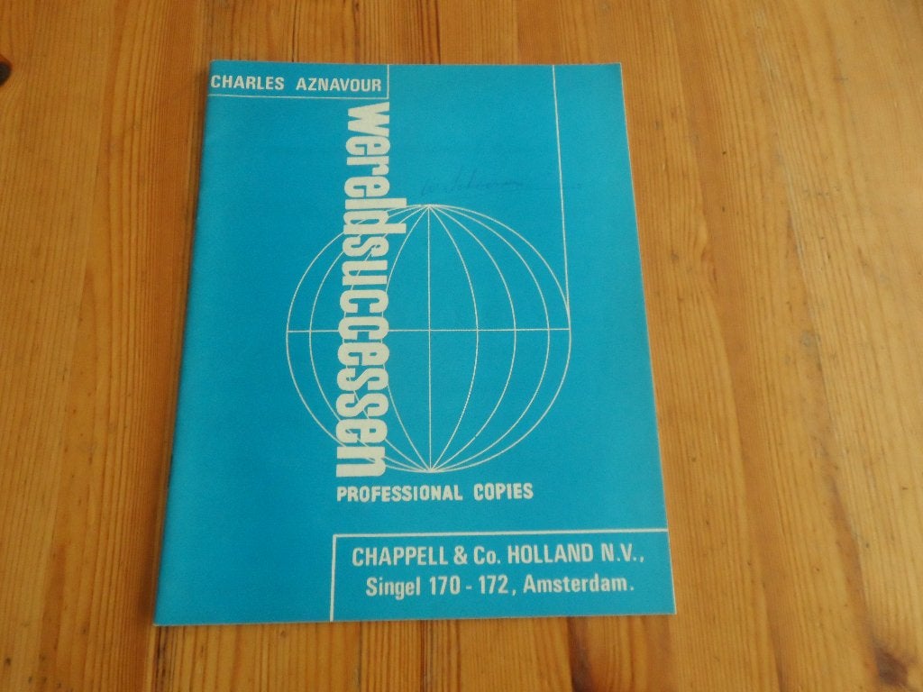 Wereldsucessen - e. H. Morris / charles aznavour, Gebruikt, Ophalen of Verzenden, Artiest of Componist, Populair