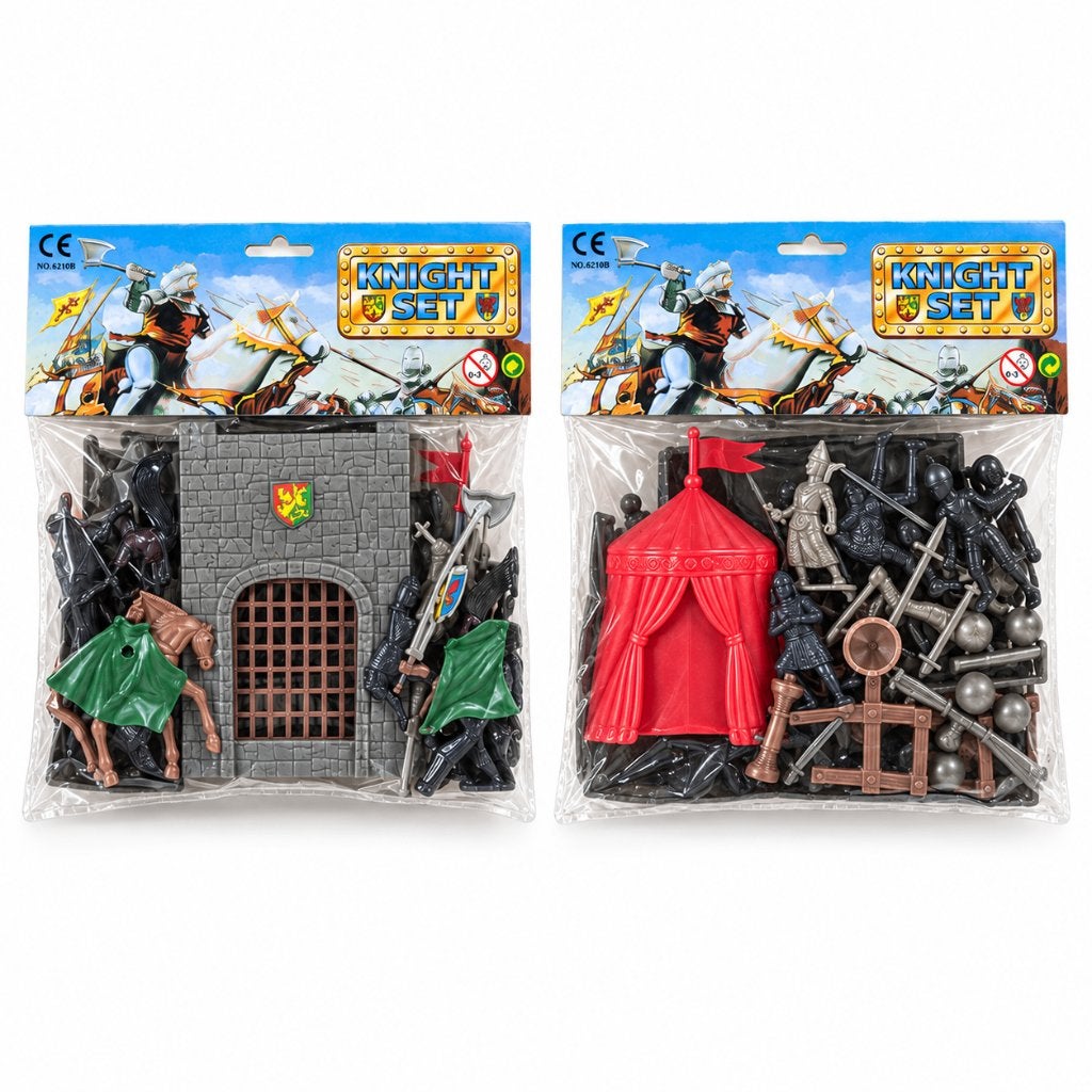 Knight Set 6210B Ridder Speelset met Kasteel, Paarden & Acc., ., Overige typen, Nieuw, Ophalen of Verzenden