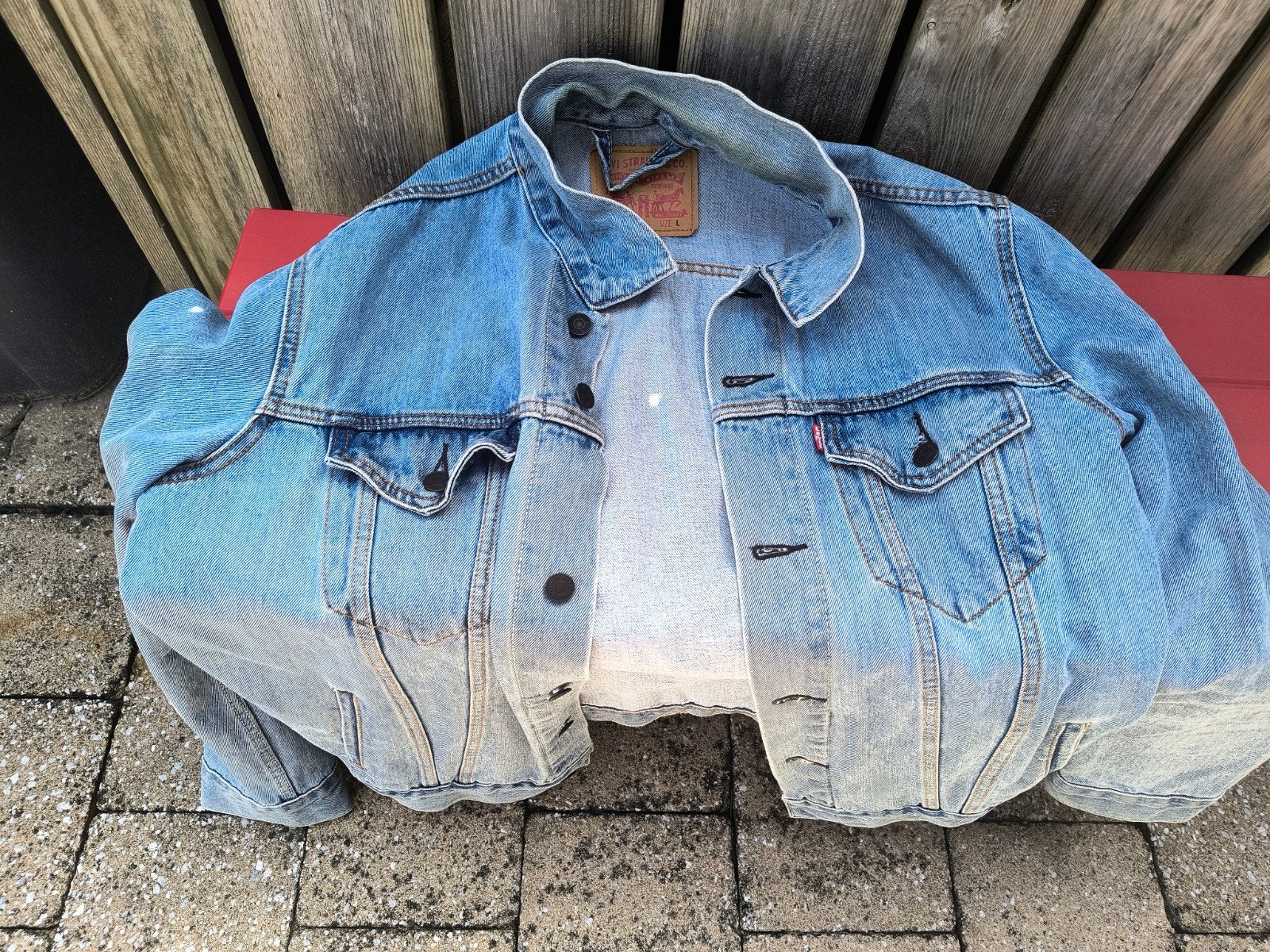Levis Spijkerjasje zgan, Ophalen of Verzenden, Zo goed als nieuw