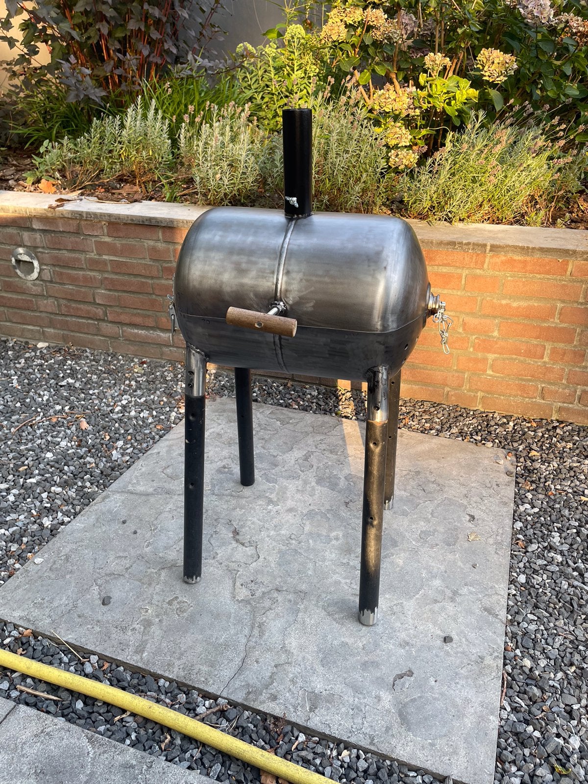 BBQ van oude 11 kg gasfles inclusief RVS rooster, Ophalen, Nieuw, Met accessoires