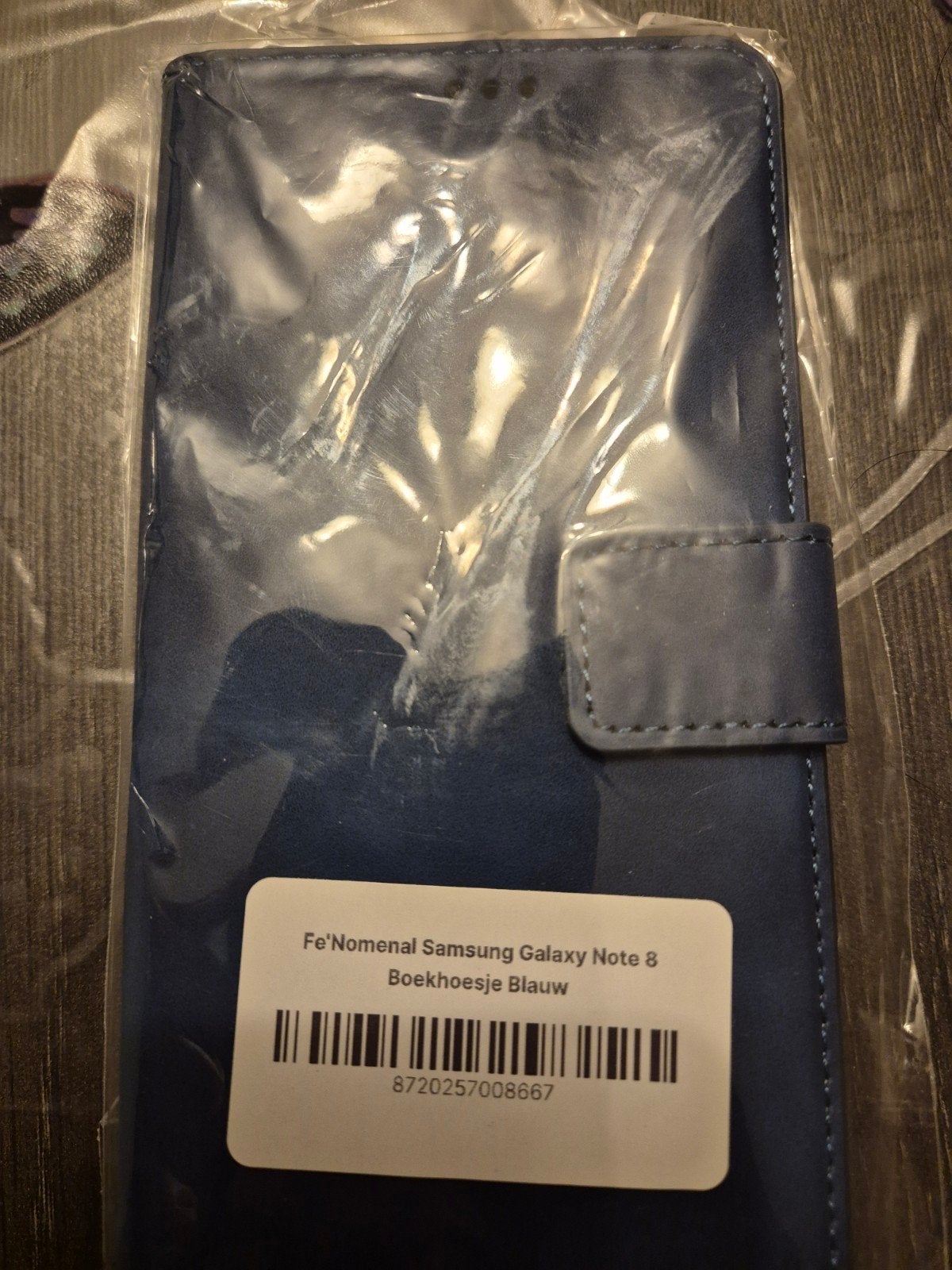 Fe'Nomenal Samsung Galaxy Note 8 Boekhoesje Blauw, Ophalen of Verzenden, Nieuw, Overige modellen, Hoesje of Tasje