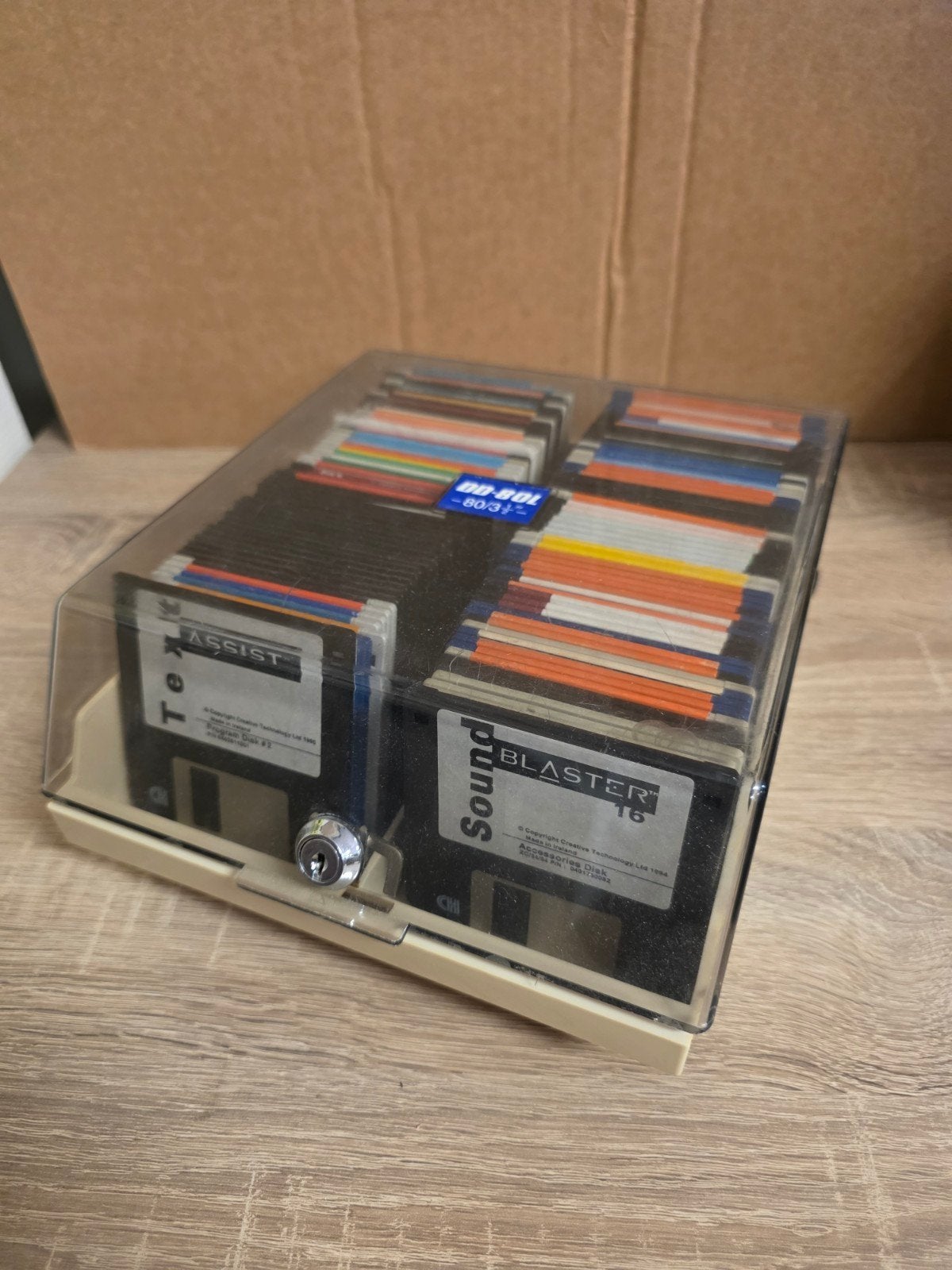 Grote collectie 3.5 inch diskettes met opbergdoos doos 2, Ophalen of Verzenden, Diverse (o.a. Nashua, 3M, Sound Blaster)