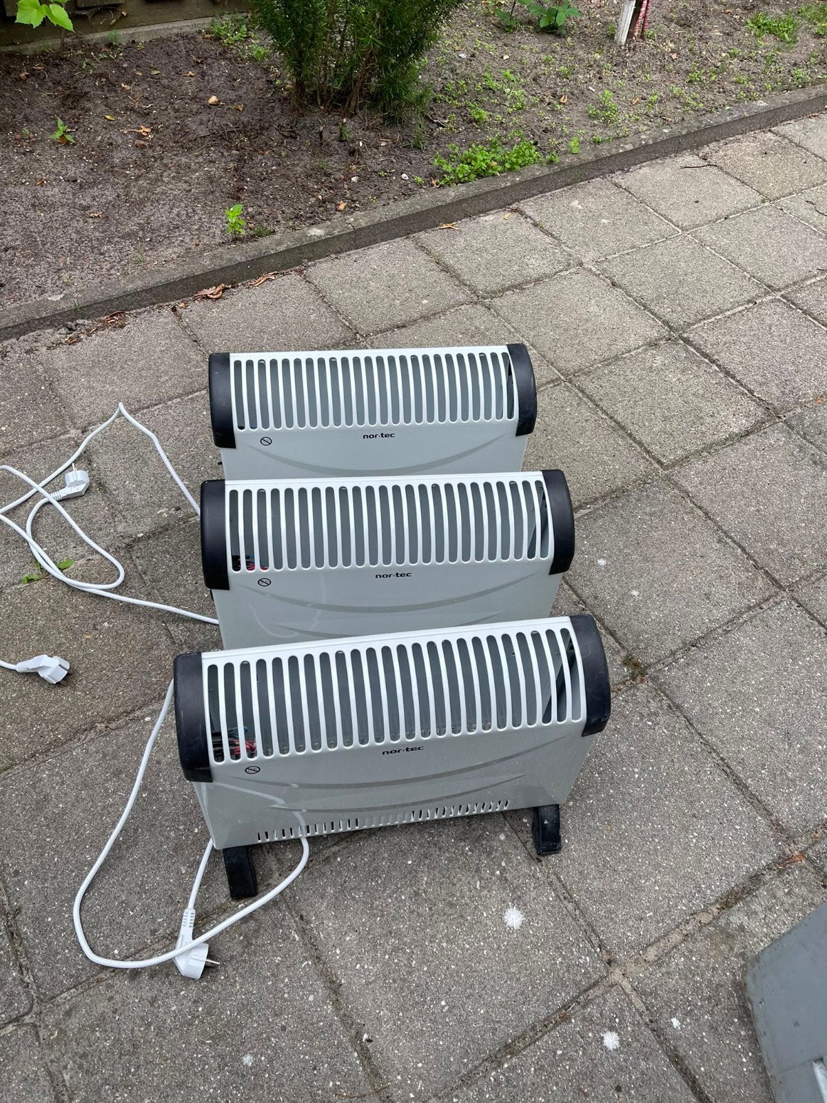 3x Nor-Tec elektrische kachel, Ophalen