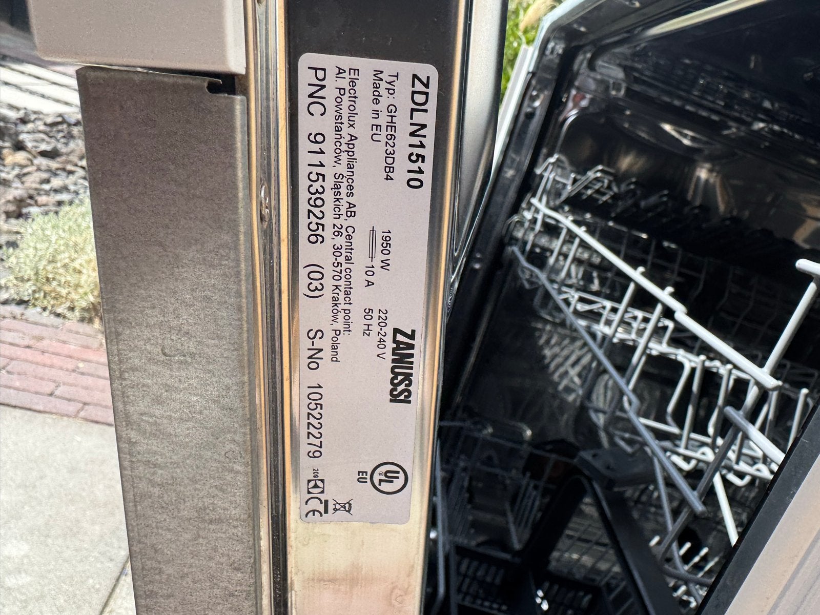 Zanussi ZDLN1510 Inbouw Vaatwasser - Nieuwstaat, Ophalen, 60 cm of meer, Eco programma, Zo goed als nieuw